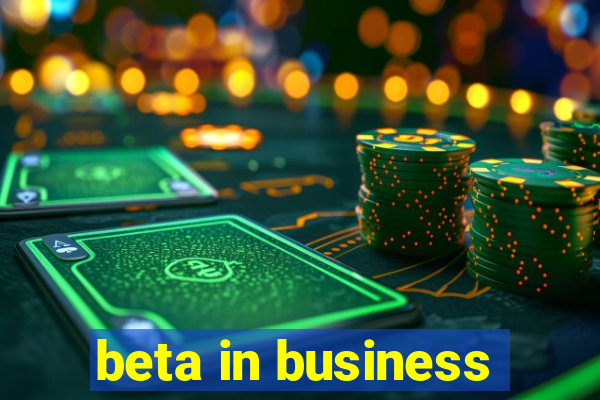 beta in business