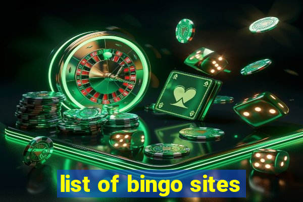 list of bingo sites