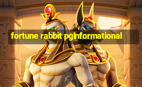 fortune rabbit pgInformational