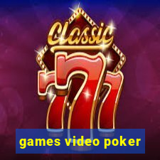 games video poker