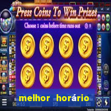 melhor horário para jogar fortune tiger esporte da sorte