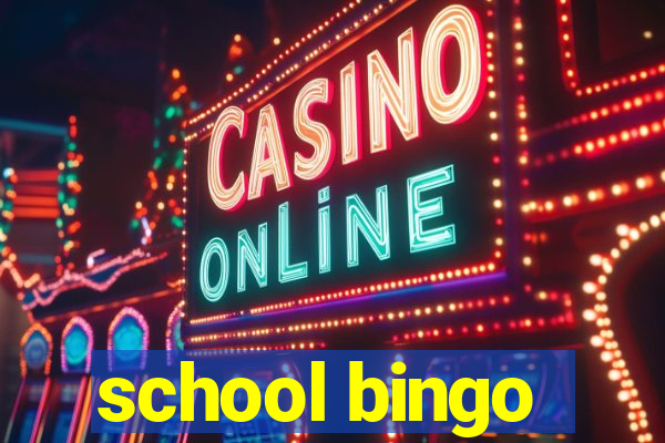 school bingo