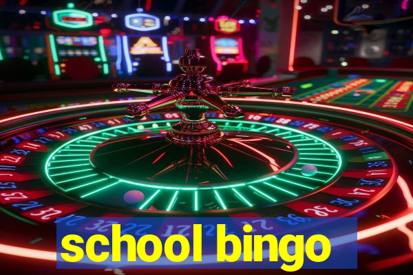 school bingo