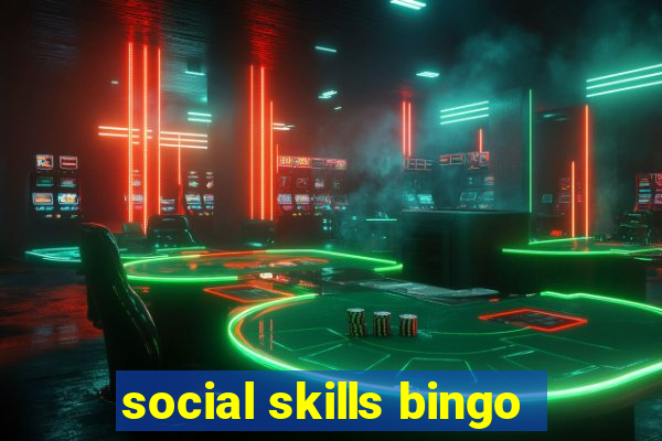 social skills bingo