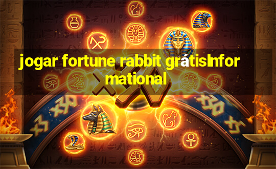 jogar fortune rabbit grátisInformational