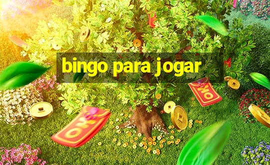 bingo para jogar