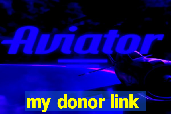 my donor link