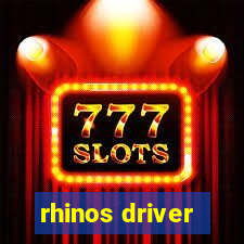 rhinos driver