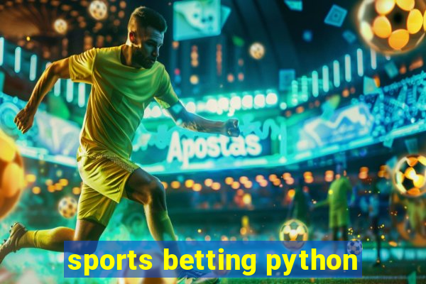 sports betting python