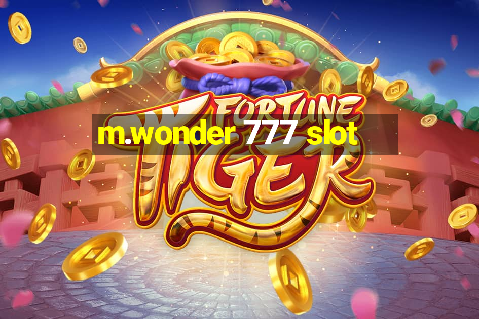 m.wonder 777 slot