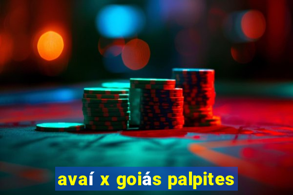 avaí x goiás palpites