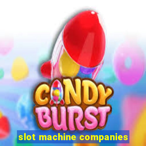 slot machine companies