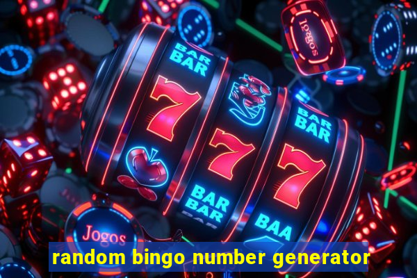 random bingo number generator