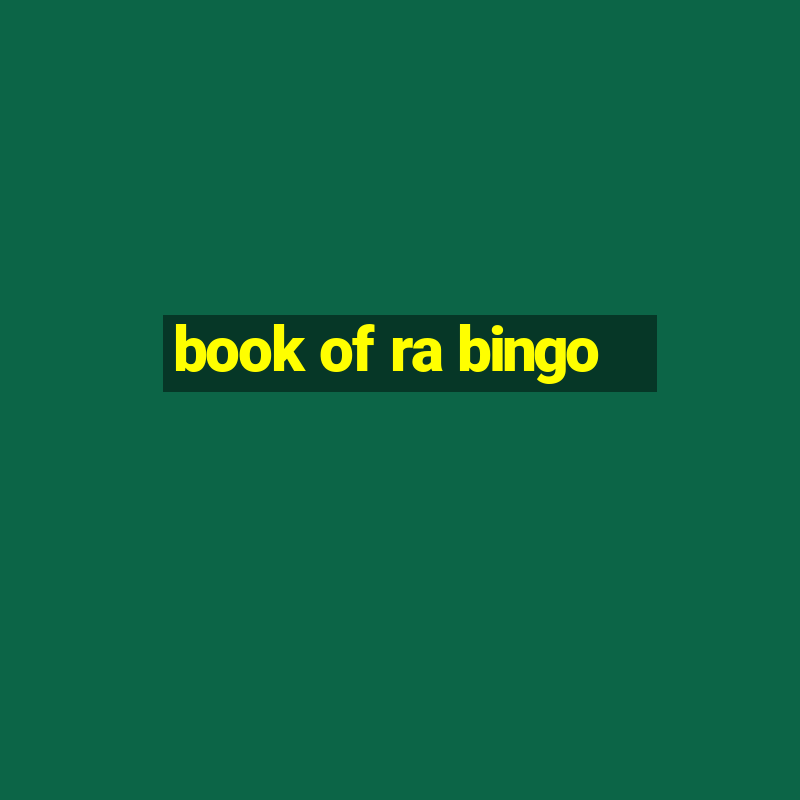 book of ra bingo