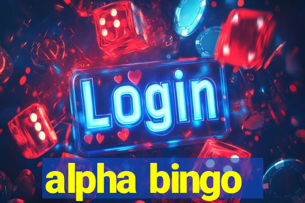 alpha bingo