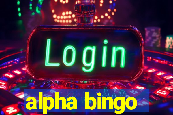 alpha bingo