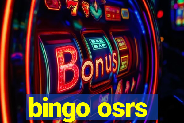 bingo osrs