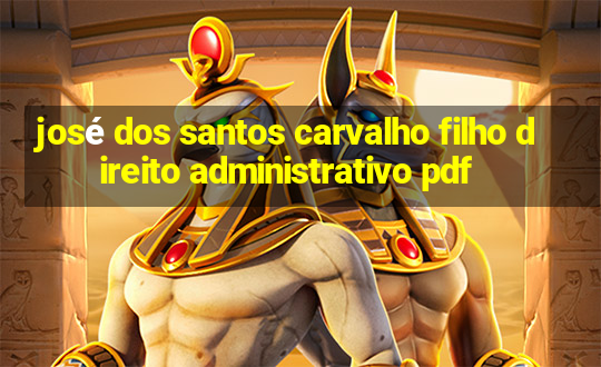 josé dos santos carvalho filho direito administrativo pdf