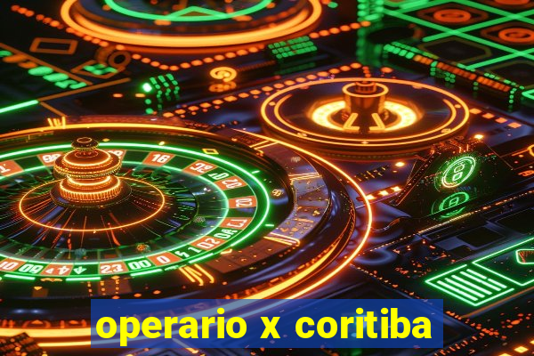 operario x coritiba