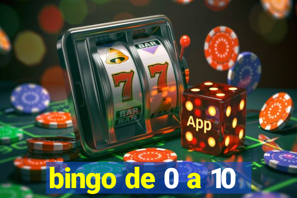 bingo de 0 a 10