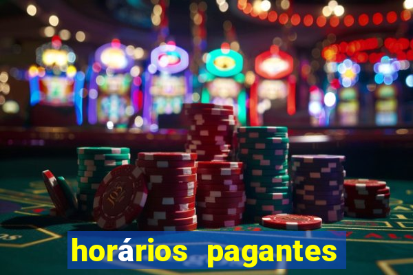 horários pagantes do fortune tiger