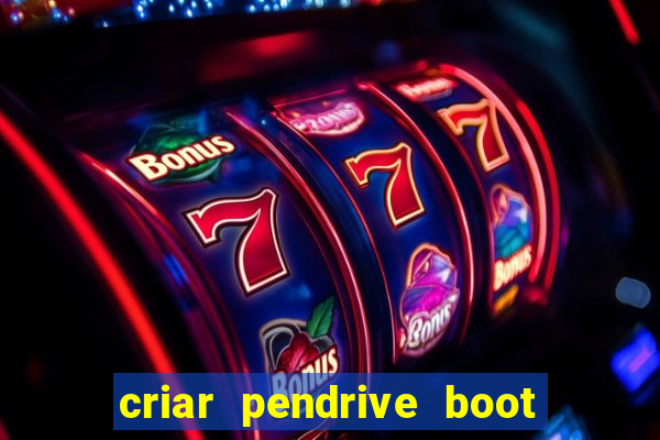 criar pendrive boot windows 10