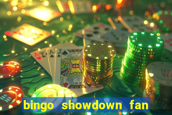 bingo showdown fan page freebies