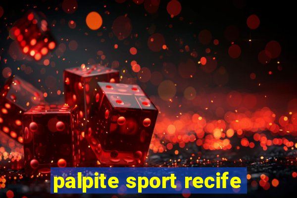 palpite sport recife