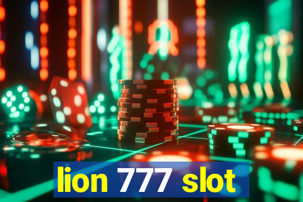 lion 777 slot