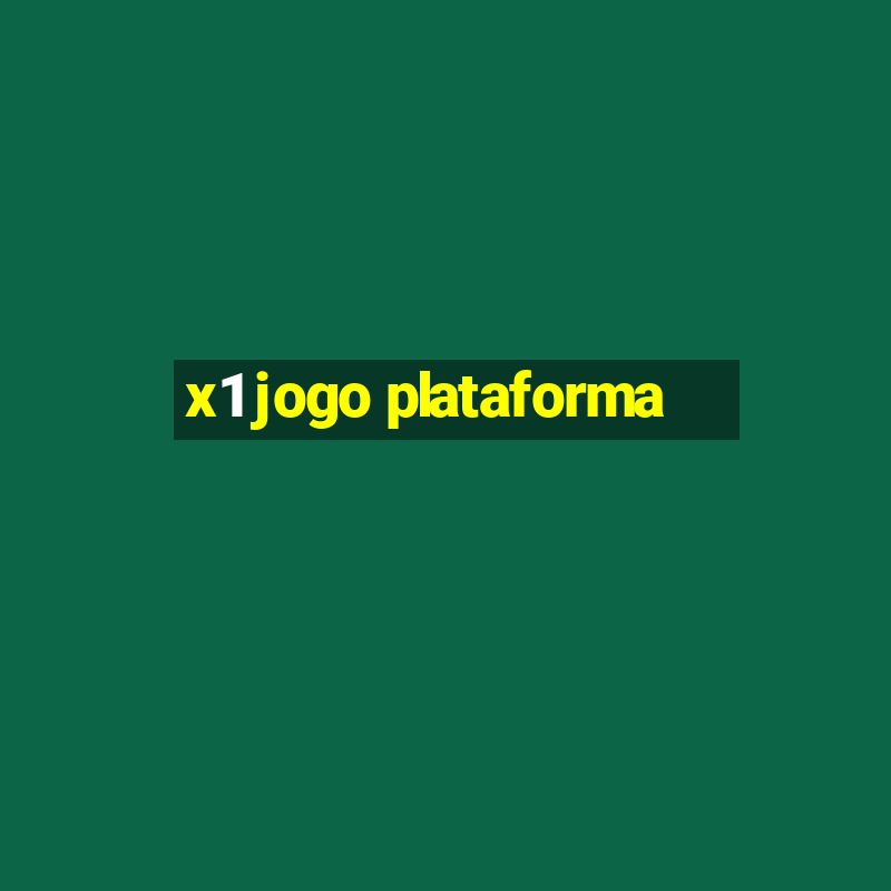 x1 jogo plataforma