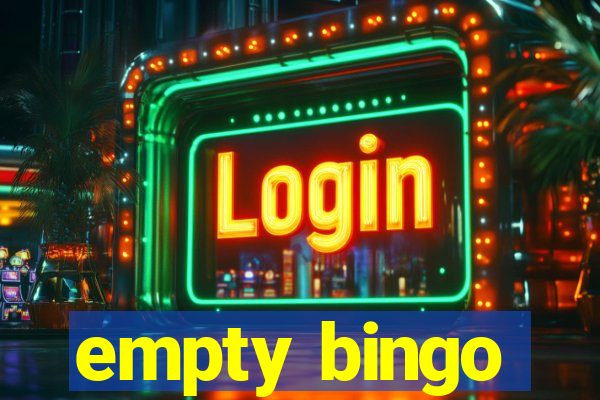 empty bingo