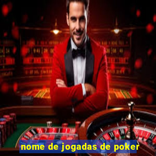 nome de jogadas de poker