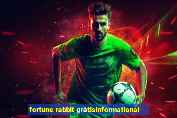 fortune rabbit grátisInformational