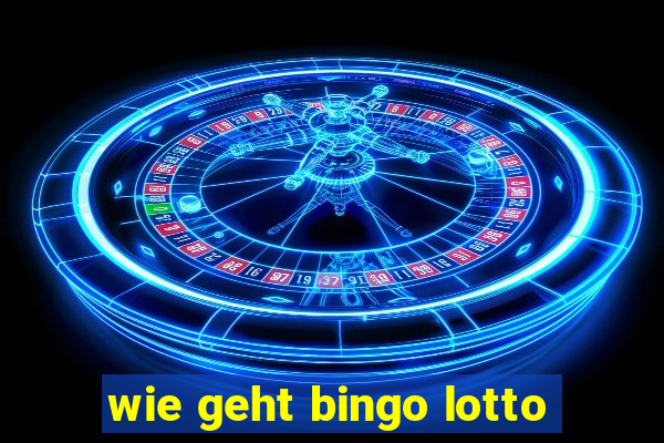 wie geht bingo lotto