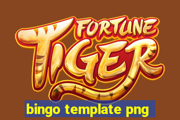 bingo template png