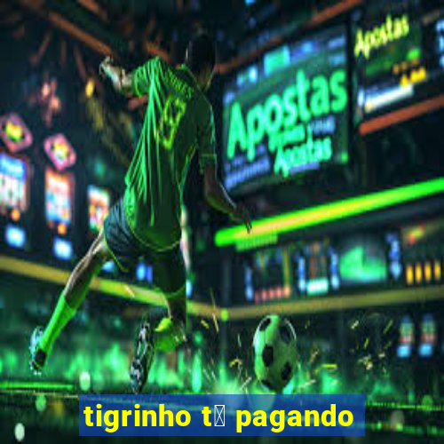 tigrinho t谩 pagando