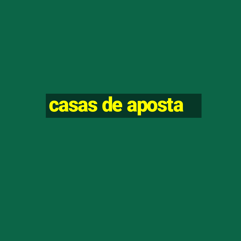 casas de aposta