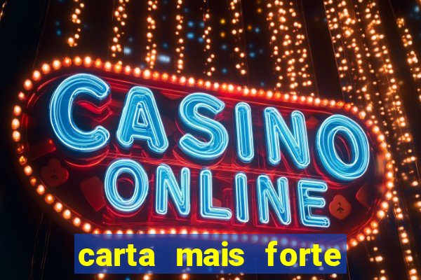 carta mais forte do poker