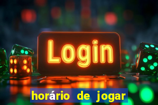 horário de jogar fortune rabbit