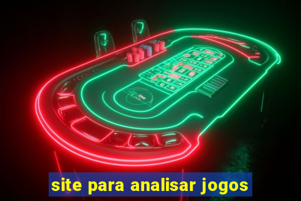 site para analisar jogos