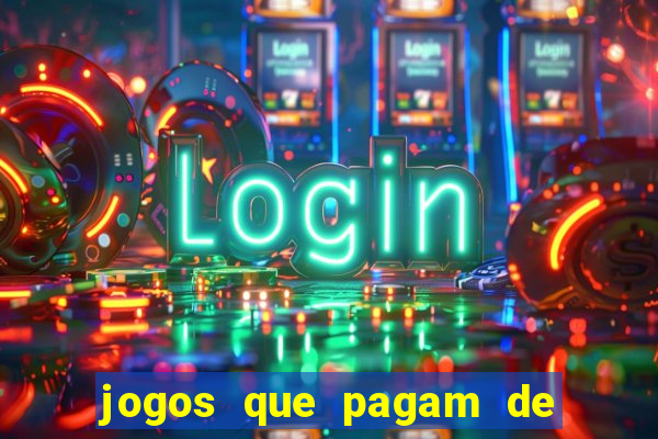 jogos que pagam de verdade no pix