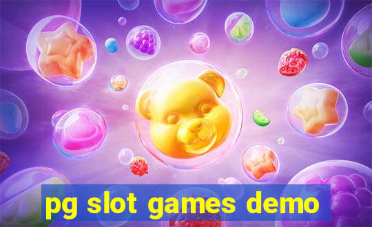 pg slot games demo