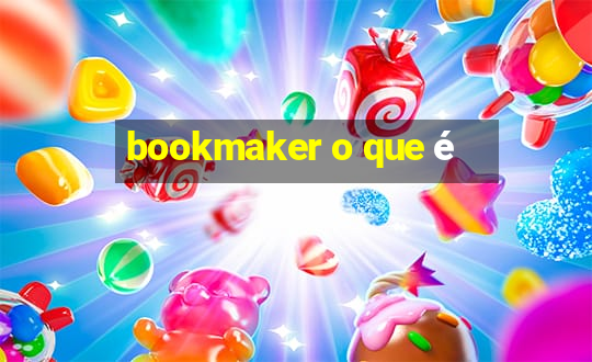 bookmaker o que é