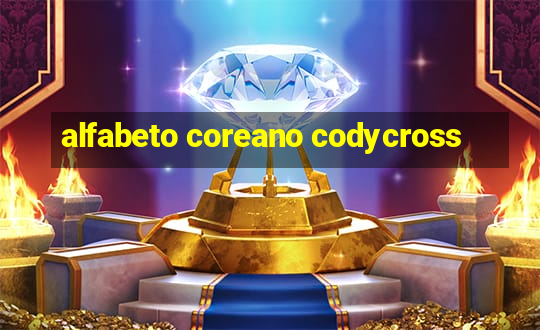 alfabeto coreano codycross