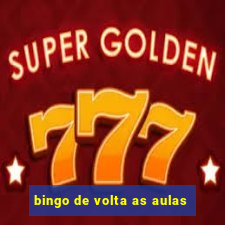 bingo de volta as aulas