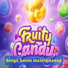 bingo boom maintenance