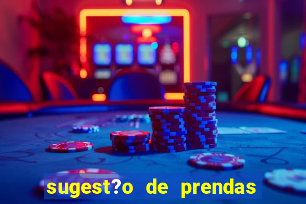 sugest?o de prendas para bingo