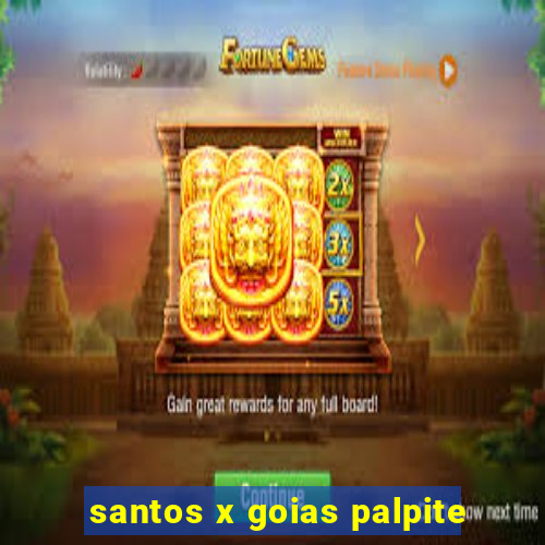 santos x goias palpite