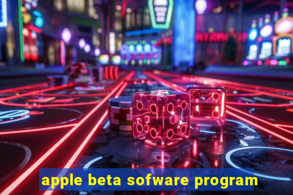 apple beta sofware program