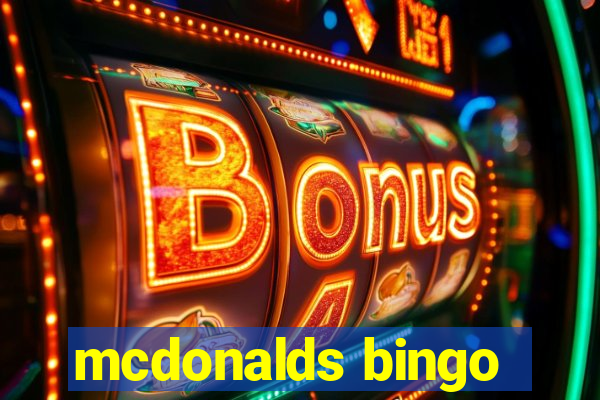 mcdonalds bingo